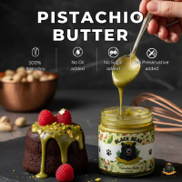จัดส่งฟรี กทม แนะนำ เนยถั่วพิสตาชิโอ แบล็กแบร์ ขนาด 200 กรัม BlackBear Pistachio Butter 200g