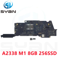 A2338 M1 8GB 256GB SSD Motherboard for MacBook Pro 13" logic board with Touch Button 820-02020-11