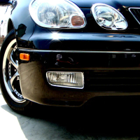 【IDFR】Lexus GS 1998~2005 GS300 鍍鉻銀 前保桿飾框 霧燈框 飾貼(車燈框 霧燈框 霧燈罩)