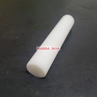 Nylon PE Putih 200mm | HDPE Nilon Rod Batangan Potongan 200 mm (20cm)