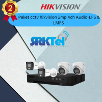 Paket CCTV Hikvision 4 Kamera 2MP Audio + Hardisk