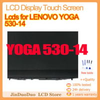 14.0"Original For Lenovo Yoga 530-14IKB LCD Display Touch Screen Digitizer For Lenovo YOGA 530-14 wi Frame FHD1920*1080 Flex6-14