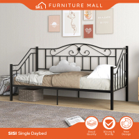 SKL Furniture_Modern Daybed / Katil Siang Single / Metal Bed /Katil Bujang White Mattress Katil besi