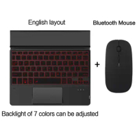 TouchPad Backlight Keyboard for Lenovo Tab P11 TB-J606F Plus TB-J607F N TabXiaoxin Pad 11 Case Tablet Thin and Portable Keyboard