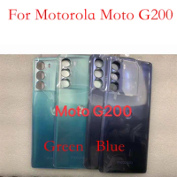 1pcs New For Motorola Moto G200 5G Battery Cover Back Panel Rear Door Housing Case Replacement Parts For Moto G200 Battery Cover