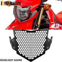 Motorcycle Accessories Headlight Guard Protector For Honda CRF250L CRF250M CRF300L CRF 250 300 L M 300L 2023 2022 2021 2013-2020