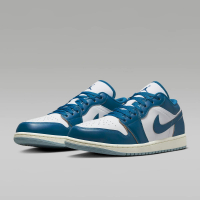 NIKE 耐吉 運動鞋 休閒鞋 男鞋 AIR JORDAN 1 LOW SE Industrial Blue 白 藍 AJ1 喬丹(FN5214141)