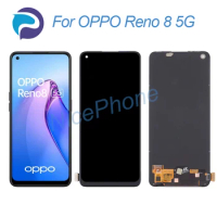 for OPPO Reno 8 5G LCD Display Touch Screen Digitizer Assembly Replacement 6.4" CPH2359 Reno 8 5G Screen Display LCD