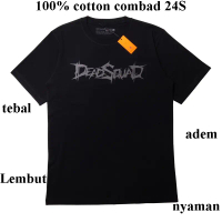 Kaos Band Deadsquad Logo - Sandwash | Bootleg baju metal pria dan wanita katun combad 24s lembut teb