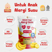 Biskuit Bayi Alergi Susu Sapi Rasa Pisang BB Booster, Lumer dimulut, Tanpa MSG, Tanpa Pengawet Bebis
