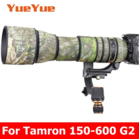For Tamron SP 150-600mm F5-6.3 Di USD G2 A022 Waterproof Lens Camouflage Coat Rain Cover Lens Protective Case Nylon Guns Cloth
