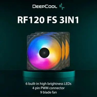 DEEPCOOL RF 120FS 3in1 12CM FIXED RGB LED Fan Casing Case RF120 FS RF120FS