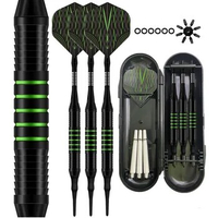 3Pcs/Set Electronic Darts Four-color Optional Professional Soft Darts with Advanced Frosted Surface Replacement Shaft