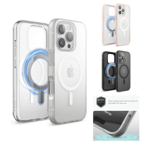 【Elago】iPhone 16/Plus/Pro/Pro Max Hybird 磁吸軍規防摔邊框手機殼(MagSafe 保護殼 耐衝擊)