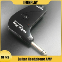 10Set NUX GP-1 Electric Guitar Plug Mini Headphone Amp Built-in with Classic British Distortion Effect Compact Portable