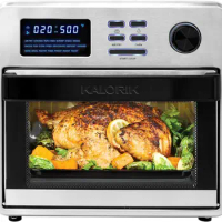 Kalorik MAXX® Digital 16-Quart Air Fryer Oven, 9-in-1 Countertop Toaster Oven and Air Fryer Combo, 21 Smart Presets