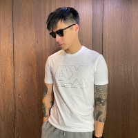 美國百分百【美國真品】Armani Exchange T恤 AX 短袖 logo 上衣 T-shirt 白色 CC25