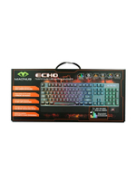 คีย์บอร์ดเกมมิ่ง รุ่น ECHO HYBRID Music LED Gaming Keyboard RGB Color