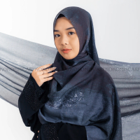 Pashmina Black Marble Kokomi scarf