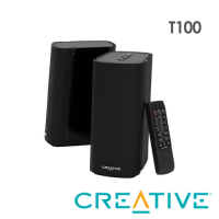 Creative T100 Hi-Fi 2.0 桌面二件式喇叭