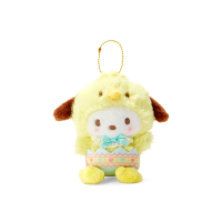 【SANRIO 三麗鷗】復活節系列 小雞裝扮造型玩偶吊練 帕恰狗