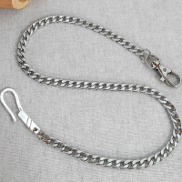 Handmade Hook Mens Wallet Chain Stainless Steel Chain Jeans Chain
