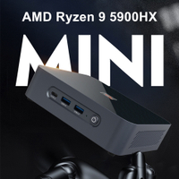 Topton AMD Gaming Mini PC Ryzen 9 5900HX Ryzen 7 5800H 2 * DDR4 NVMe SSD 2.5G LAN Desktop Gamer คอมพ