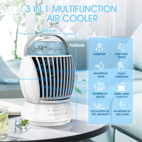 Portable Air Conditioner Fan Electric Evaporative Cooler Desk Fan With Humidifier Function For Indoor