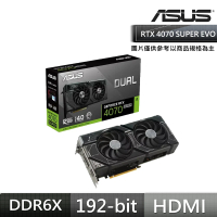 ASUS 華碩 Dual GeForce RTX 4070 SUPER EVO 12GB GDDR6X 顯示卡