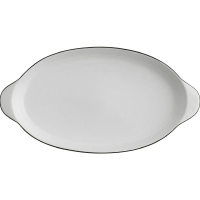 14英寸魚盤子家用大號創意長方形北歐裝菜盤子陶瓷ins清蒸魚盤子