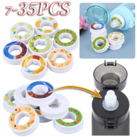 7-35pcs Flavors Air Up Pods 0 Sugar Healthy Fruit Scent Drink Water Bottle Pods Water Bottle Flavor Cup Flavoring Ring Pods