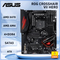 X470 Motherboard ASUS ROG CROSSHAIR VII HERO Socket AM4 DDR4 64GB PCI-E 3.0 M.2 USB3.1ATX support Ryzen 5 2600 5 5600 cpu