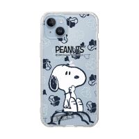 故宮xPEANUTS聯名 正版史努比 iPhone 14 Plus 6.7吋 古典美學空壓手機殼(翠玉白菜)