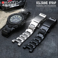 For Casio G-Shock GST-W300/400G/B100 GST-210 S100D/S110D/W110 Men Stainless Steel Watchband Bracelet Accessories Metal Strap