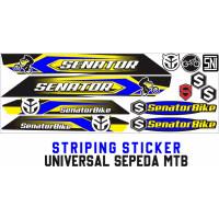 COD / VARIASI SEPEDA MTB/BIKE ALL STRIPING/STICKER VARIASI CUSTOM MOTIF TERBARU/STICKER ALL BIKE SEN