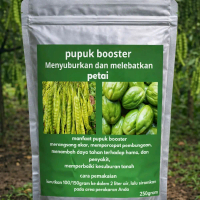 pupuk booster petai 250gram,pupuk pelebat buah, pupuk organik,pupuk booster