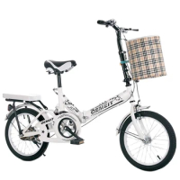 Bicycle 2022 Children's bike Multifunctional Folding Shock-Absorbing Bike Free Installation Adult Bikes 20 Inch 16 Inch