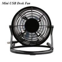 180° USB Silent Fan Desk Cooler for Laptop Notebook Desktop PC Ofiice Summer Cooling Fan 4 Blades Rotatable USB Mini Fans Socket