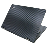 【Ezstick】Lenovo ThinkPad L380 YOGA 黑色立體紋機身貼(含上蓋貼、鍵盤週圍貼、底部貼)