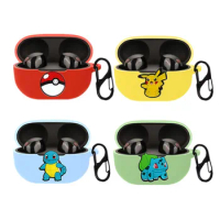 MINISO Pokemon Earphone Case Cover For Sony WF-1000XM5 / WF-1000XM4 Soft Silicone Wireless Earbuds Protective Shell With Hook