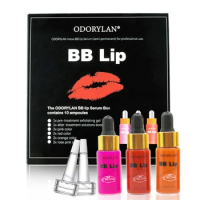 BB Lip Glow Ampoule Serum Starter Kit Semi-permanent Colorfast Lip Gloss BB Cream Pigment Lip Coloring Moisturizing Lip Care