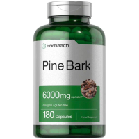 Horbaach Pine Bark Extract 6000 mg 180 Capsules Non-GMO, Gluten Free Supplement| High Potency