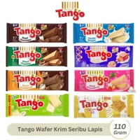Camilan Wafer Tango 110 Gr Royal Coklat, Mliky, Coconut, Vanilla, Strawberry, Tiramisu, Javamocca, C