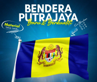 Bendera Putrajaya Bahan Kualiti Terbaik - Model Terbaru