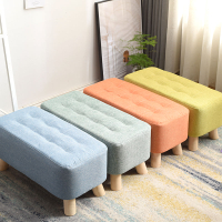 沙發凳創意板凳客廳長凳時尚換鞋凳布藝板凳木長方形簡約凳
