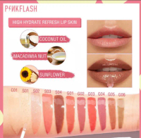 PINKFLASH L01 Long Lasting Glossy Lip Gloss G06 G05 G04 G03 G02 G01S04 S03 S02 S01 C01 Pink Flash