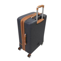 it luggage Replicating 27" Hardside Expandable Checked Spinner Luggage, Gray