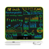 LCD Writing Tablet 18 Inch Drawing Tablet Handwriting Pads Electronic Painting Board Erasable Drawing Doodle Pad for Kids Adults