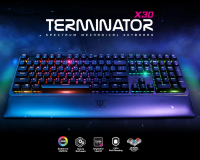 NUBWO X30 TERMINATOR RGB Mechanical Gaming Keyboard คีย์บอร์ดเกมมิ่ง Black