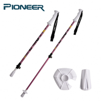 開拓者 Pioneer 7075鋁合金 繽紛童趣登山杖 塗鴉款 外鎖登山杖(兩色任選)